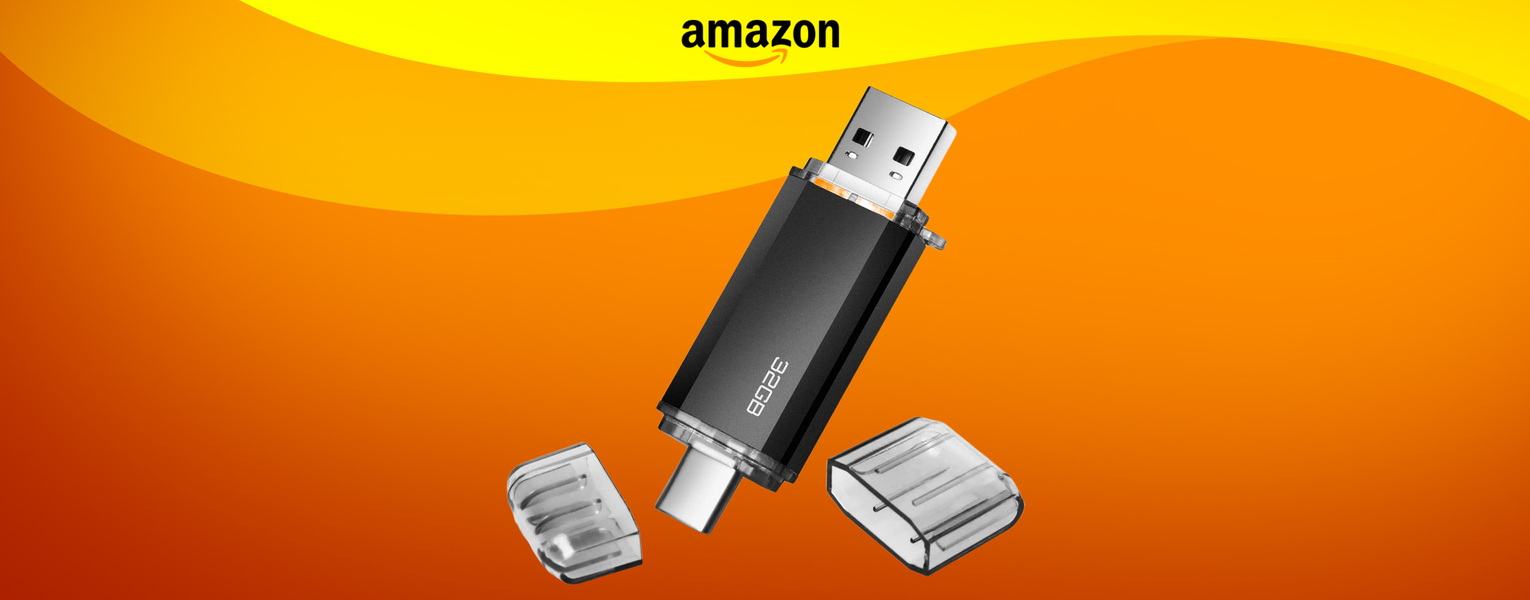 Chiavetta USB 32GB con ben 2 uscite: POCHE unità ad appena 5€ Chiavetta USB 32GB con ben 2 uscite: POCHE unità ad appena 5€
