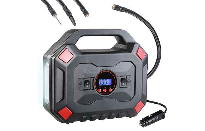 Compressore Aria Auto Portatile Bakaji