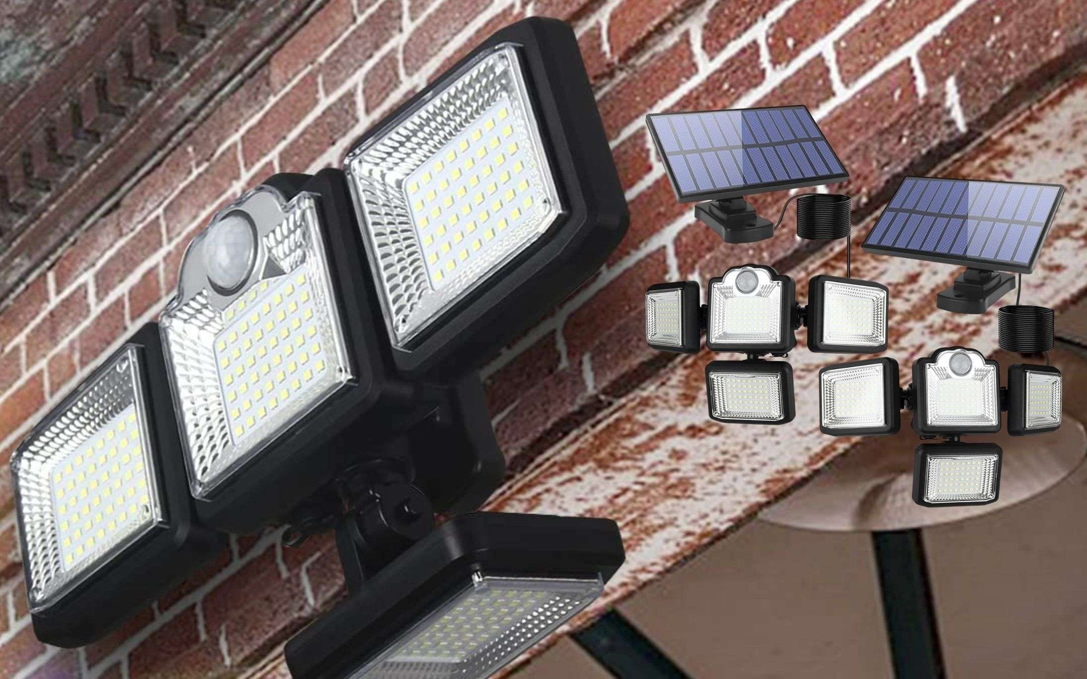 Taglia la bolletta della luce: 2 potenti fari a energia SOLARE a 31€ Taglia la bolletta della luce: 2 potenti fari a energia SOLARE a 31€