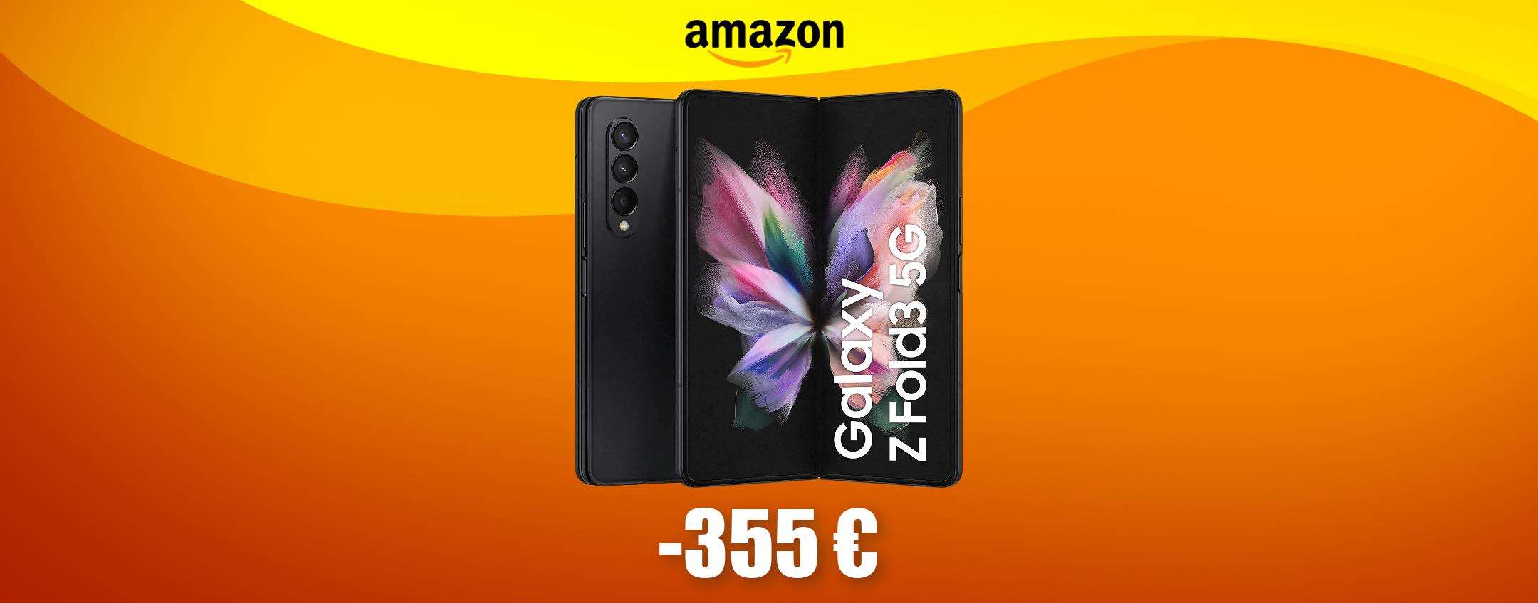 Samsung Galaxy Z Fold3 5G: sconto FOLLE solo su Amazon (-355€)