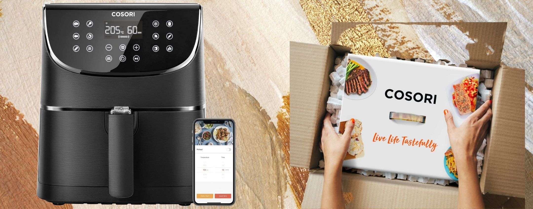 Friggitrice ad aria SMART: cucini come uno chef con lo smartphone Friggitrice ad aria SMART: cucini come uno chef con lo smartphone