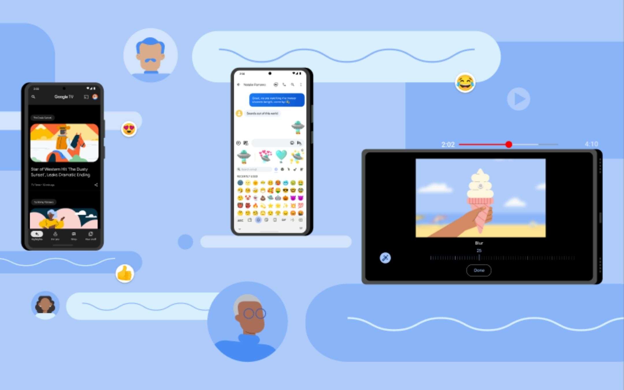 Google: una valanga di novità per Messaggi, Foto, Android Auto e altro