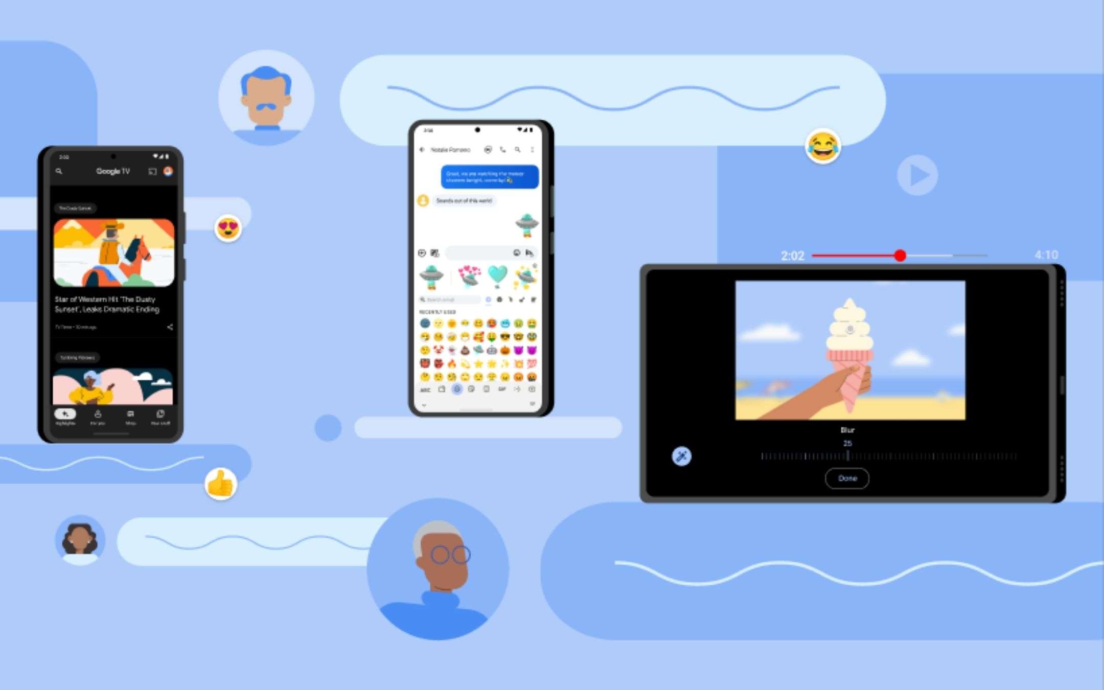 Google: una valanga di novità per Messaggi, Foto, Android Auto e altro Google: una valanga di novità per Messaggi, Foto, Android Auto e altro