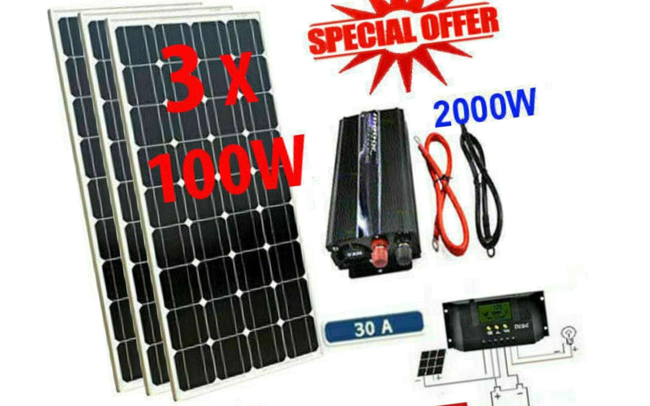 Mini impianto fotovoltaico 3KW al dì, inverter 2000W a 299€: è FOLLIA Mini impianto fotovoltaico 3KW al dì, inverter 2000W a 299€: è FOLLIA