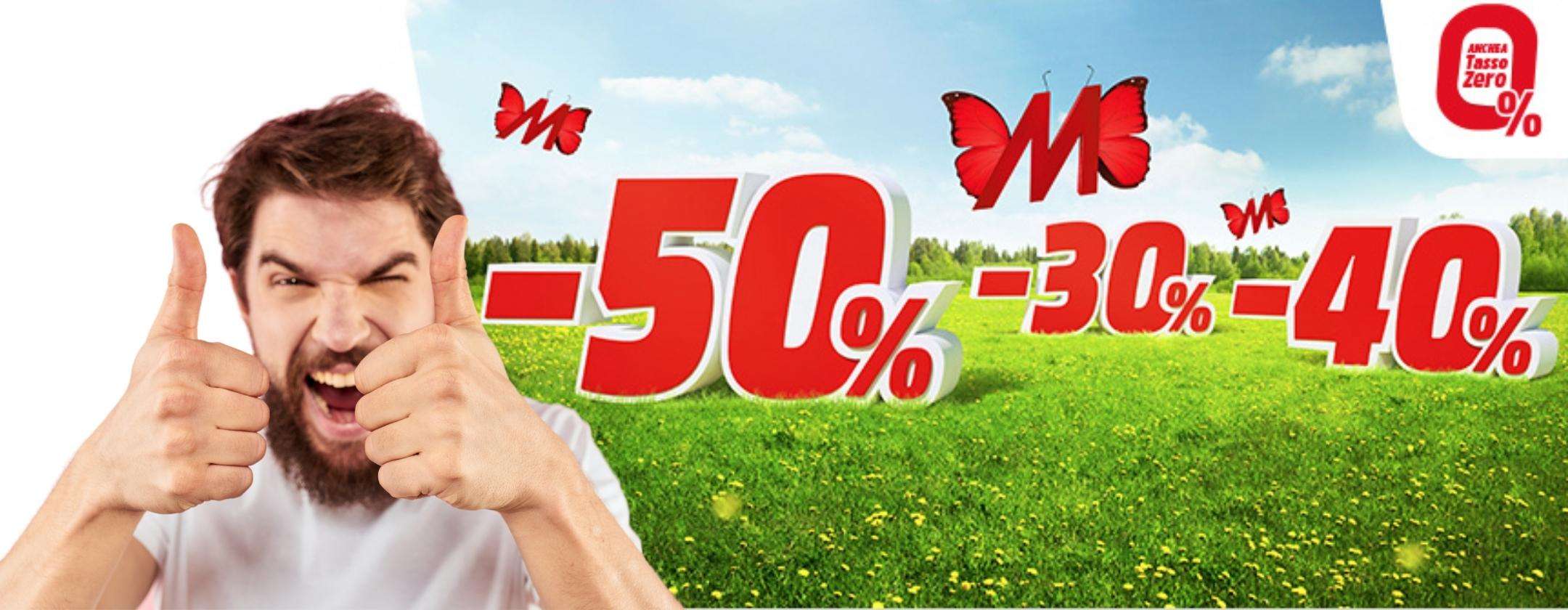 MediaWorld Supersconti di Primavera: tutto fino al 50% di sconto MediaWorld Supersconti di Primavera: tutto fino al 50% di sconto