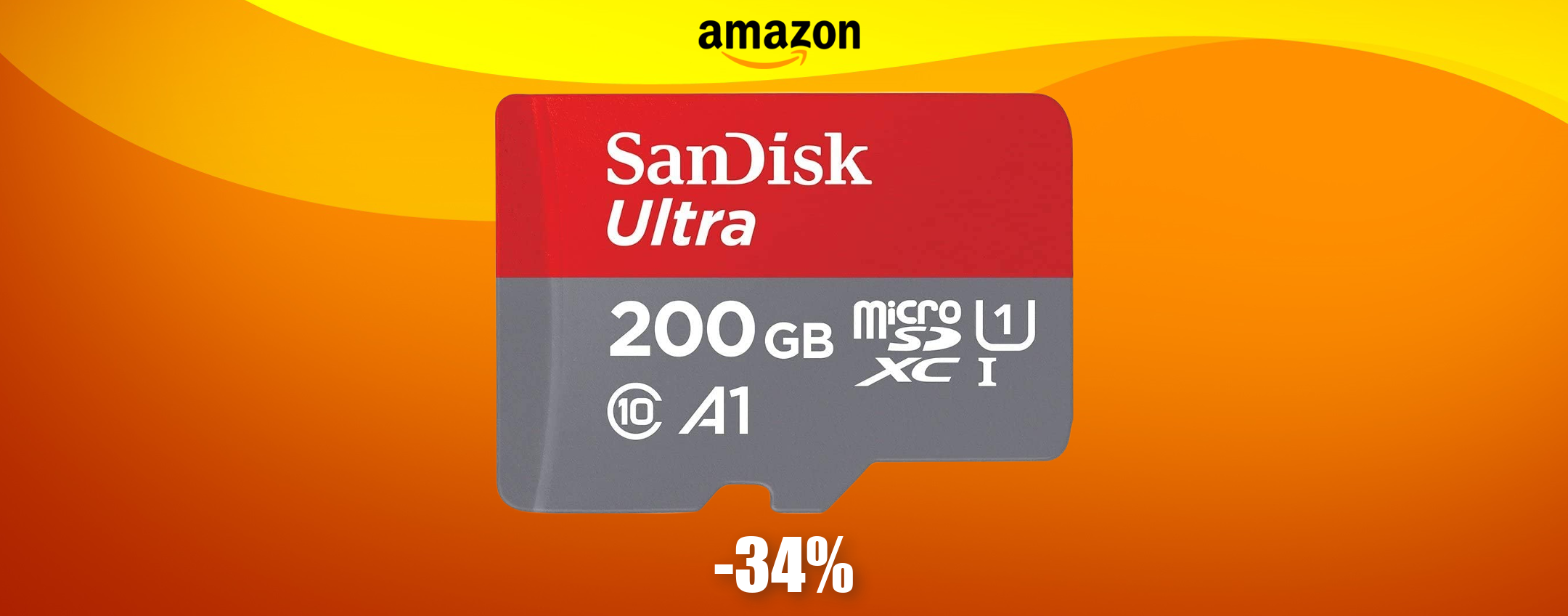 MicroSD 200GB Sandisk: la porti a casa con appena 30€ (SCONTO 34%)