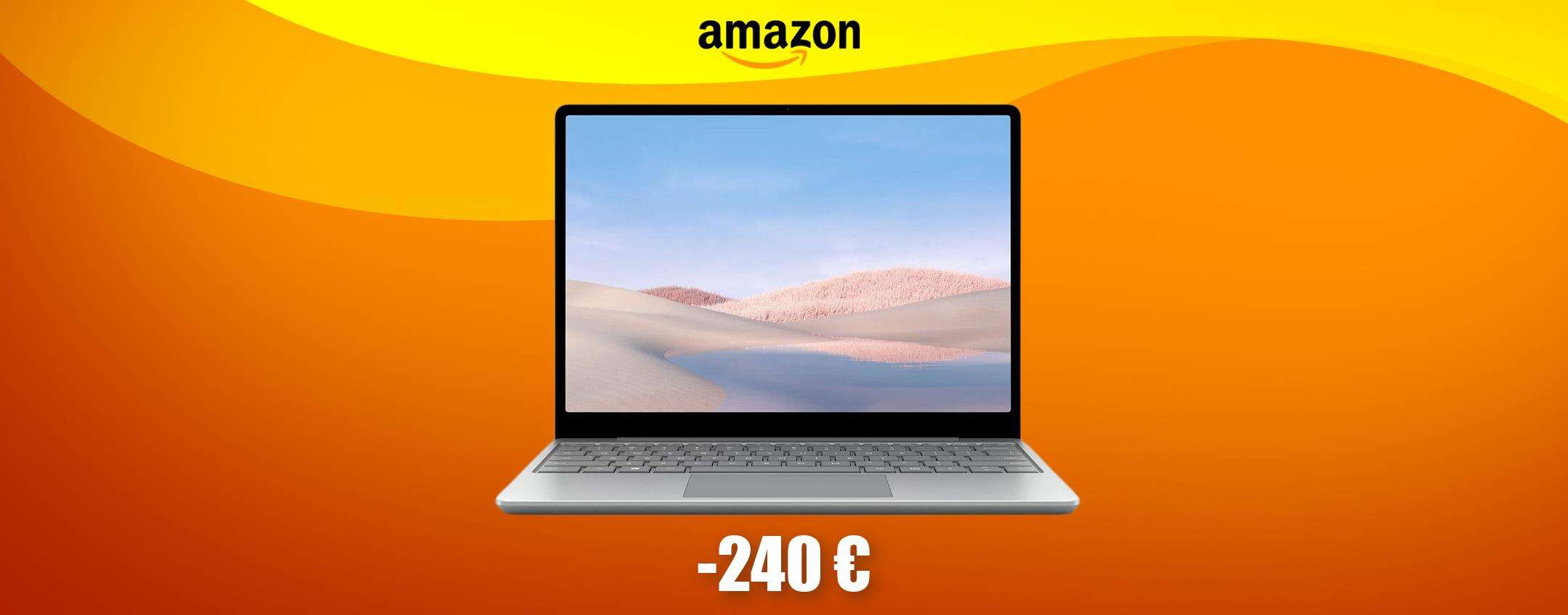 Microsoft Surface Laptop Go: SUPER SCONTO solo su Amazon (-240€) Microsoft Surface Laptop Go: SUPER SCONTO solo su Amazon (-240€)