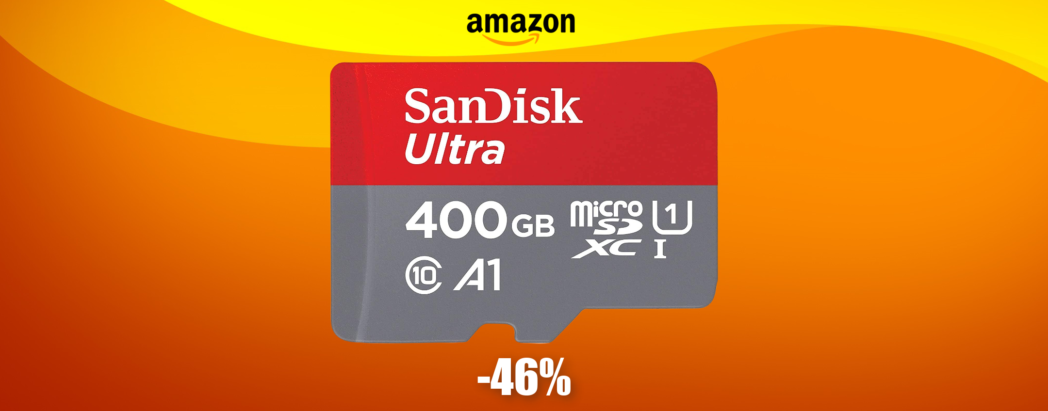 MicroSD SanDisk 400GB: sconto FOLLE per pochissimi giorni (-46%)