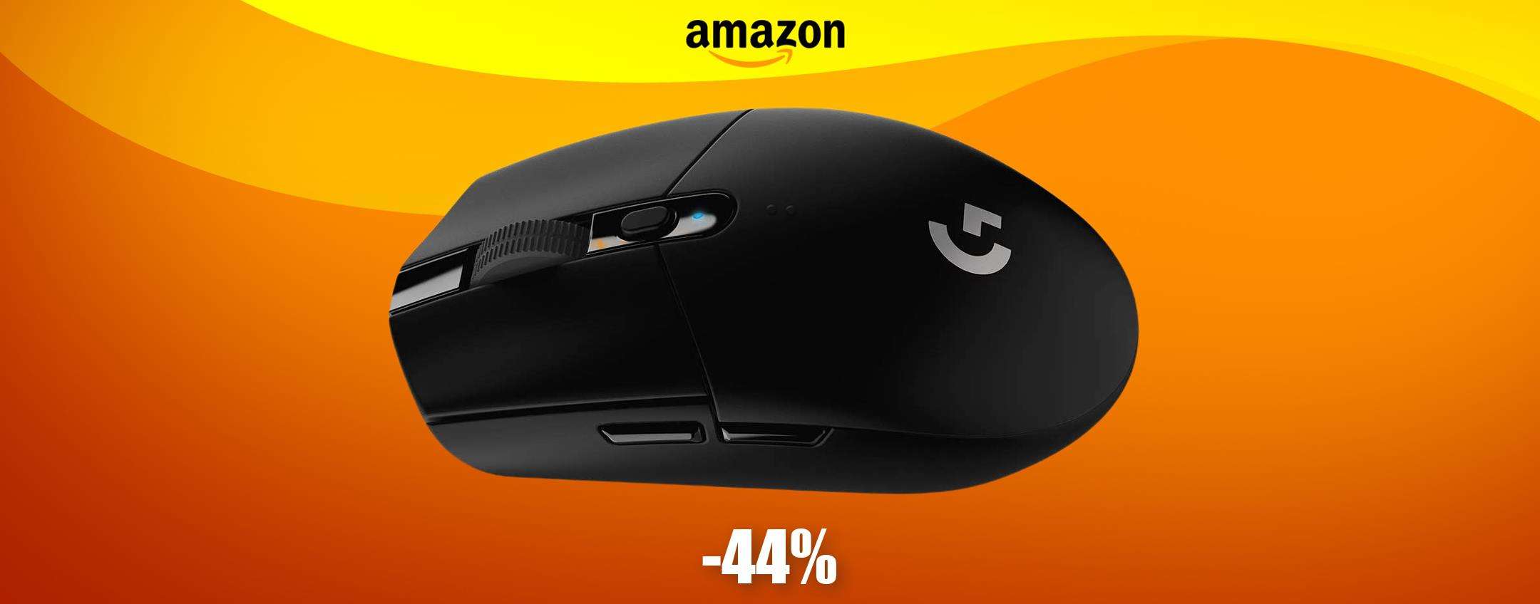 Mouse GAMING velocissimo e con durata infinita: ben 250 ore (-27€)