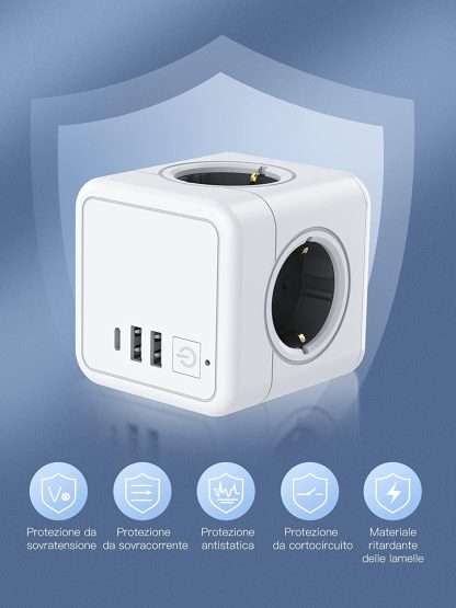 multipresa cubo