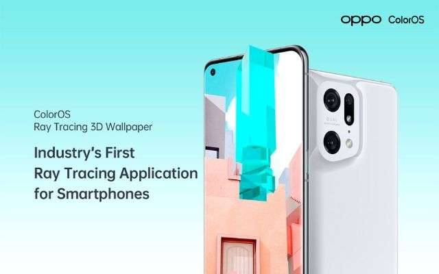 oppo find x5 pro ray tracing 3d wallpaper