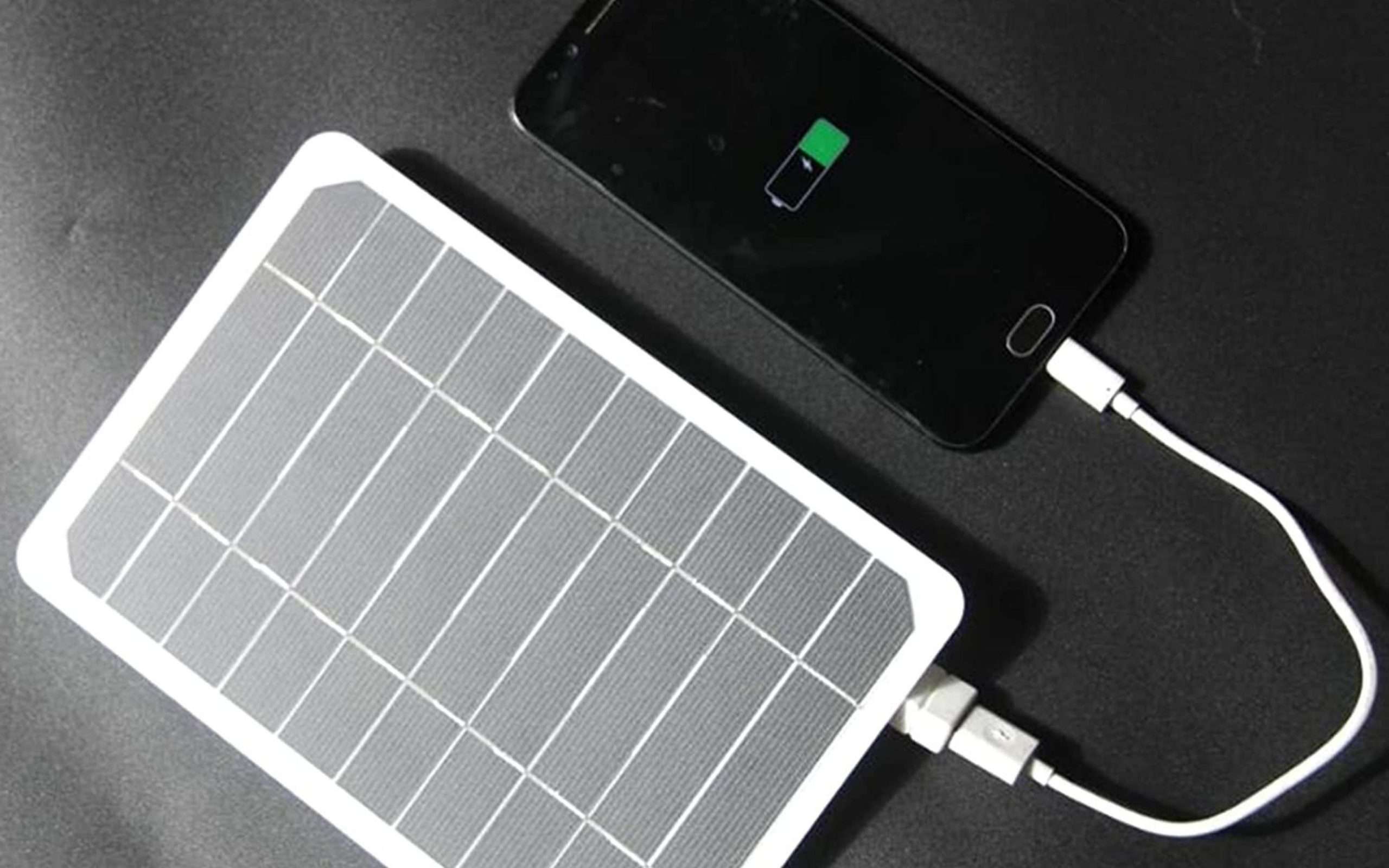 Pannello solare USB per carica diretta a 14€: sconto 50%, pochi pezzi Pannello solare USB per carica diretta a 14€: sconto 50%, pochi pezzi