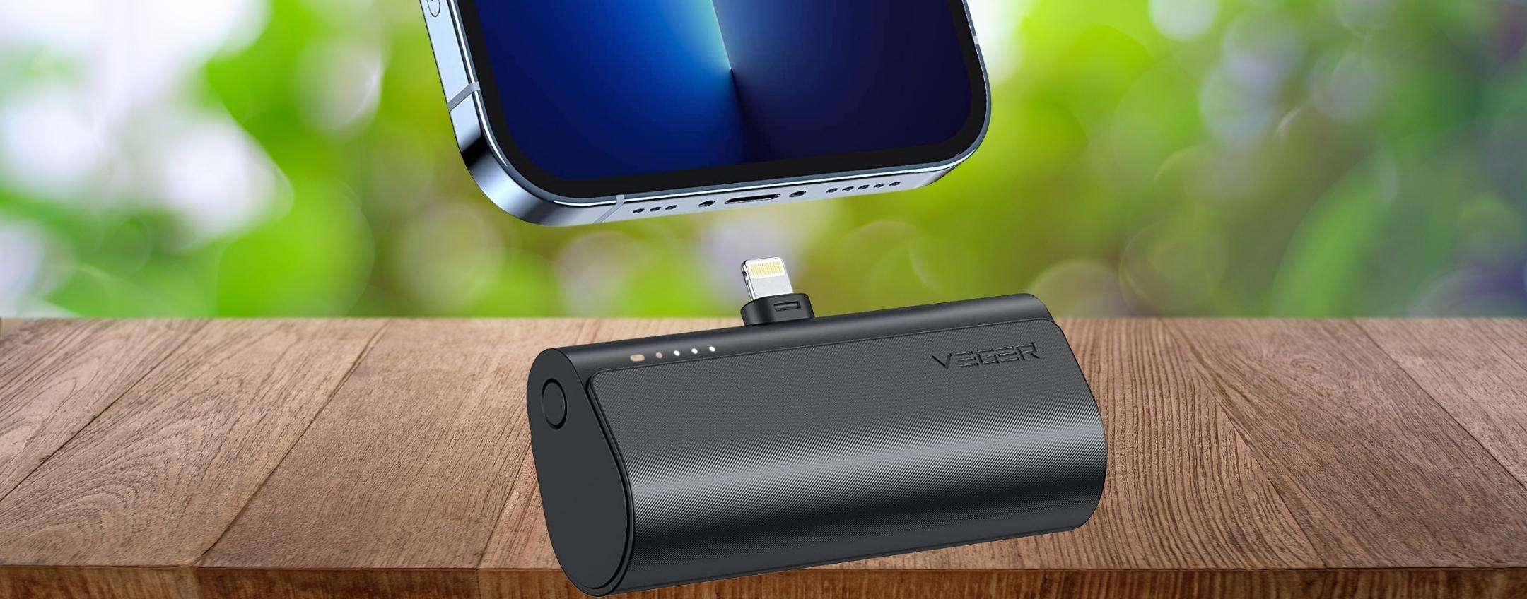 Mini powerbank SENZA FILI: il massimo della comodità su iPhone Mini powerbank SENZA FILI: il massimo della comodità su iPhone