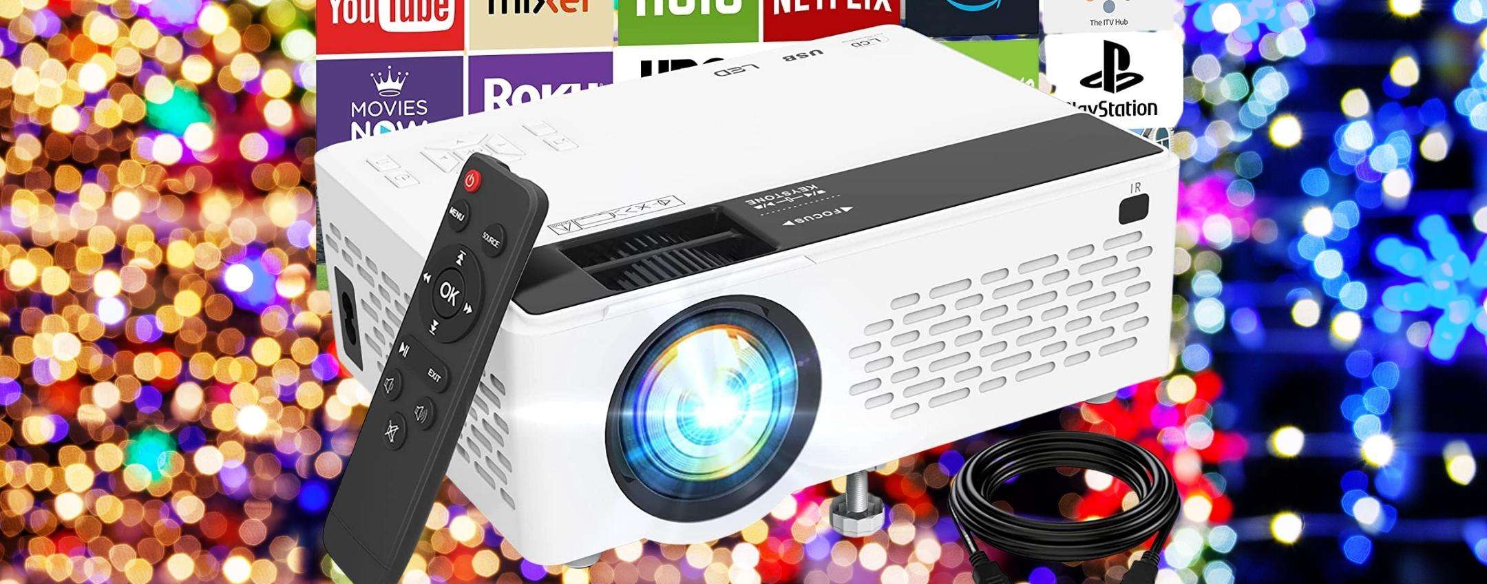 Proiettore portatile: in una mossa ECONOMICA rendi lo streaming UNICO Proiettore portatile: in una mossa ECONOMICA rendi lo streaming UNICO