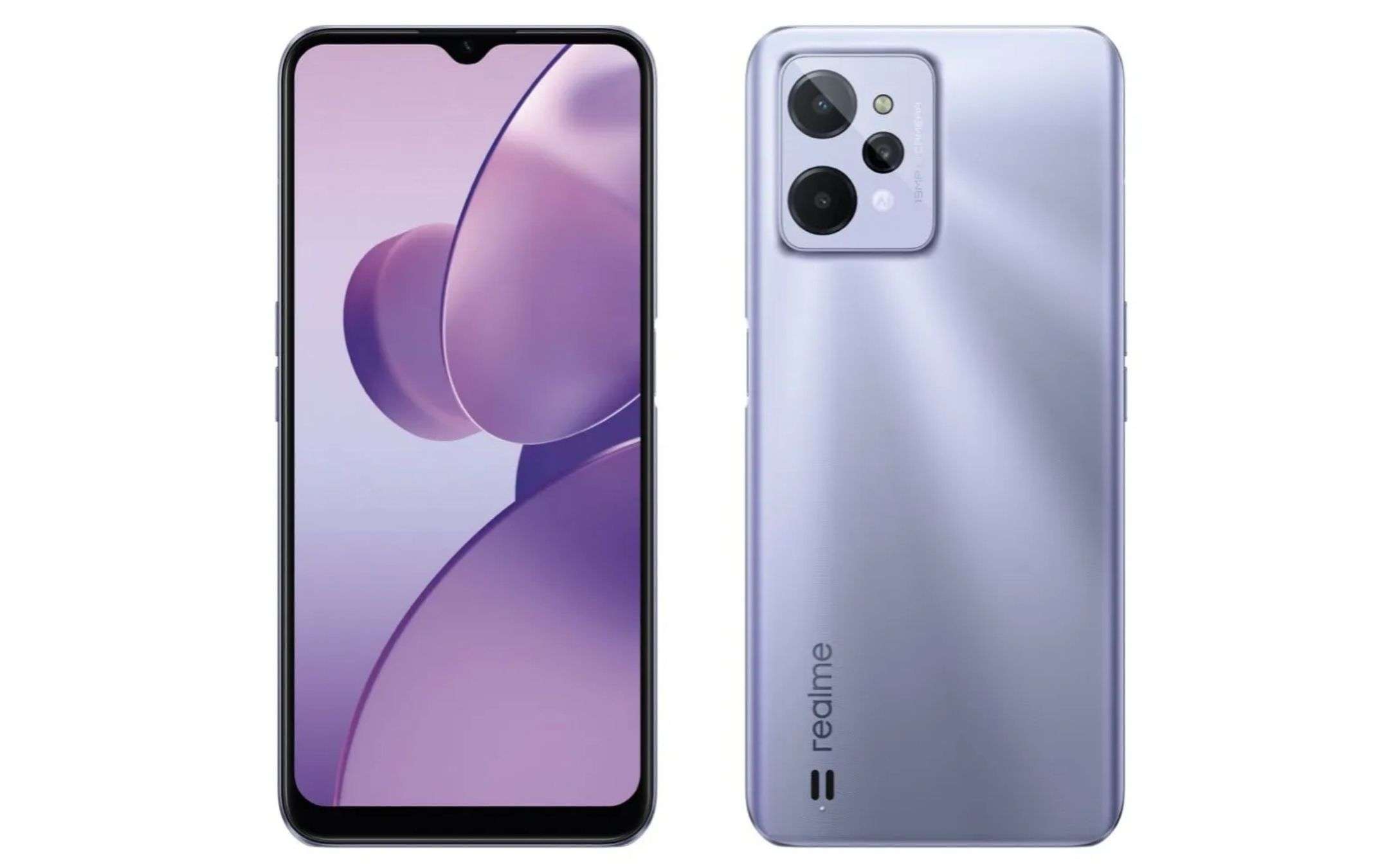 Realme C31 si mostra con un design che sa di vecchio