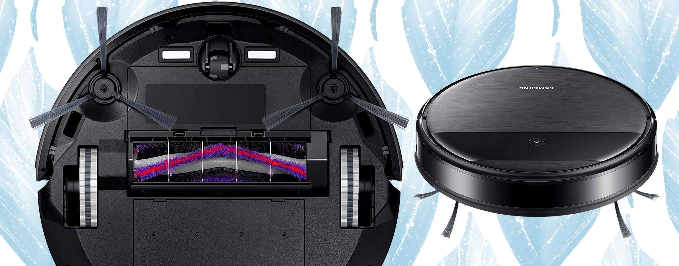 Robot aspirapolvere ma lava anche, 100€ di sconto su questo Samsung Robot aspirapolvere ma lava anche, 100€ di sconto su questo Samsung