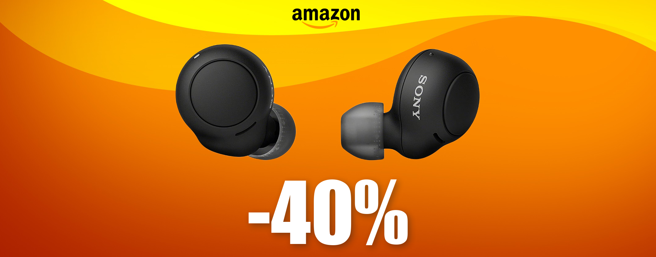 Auricolari Sony per 20 ore di musica travolgente: SUPER SCONTO (-40%)