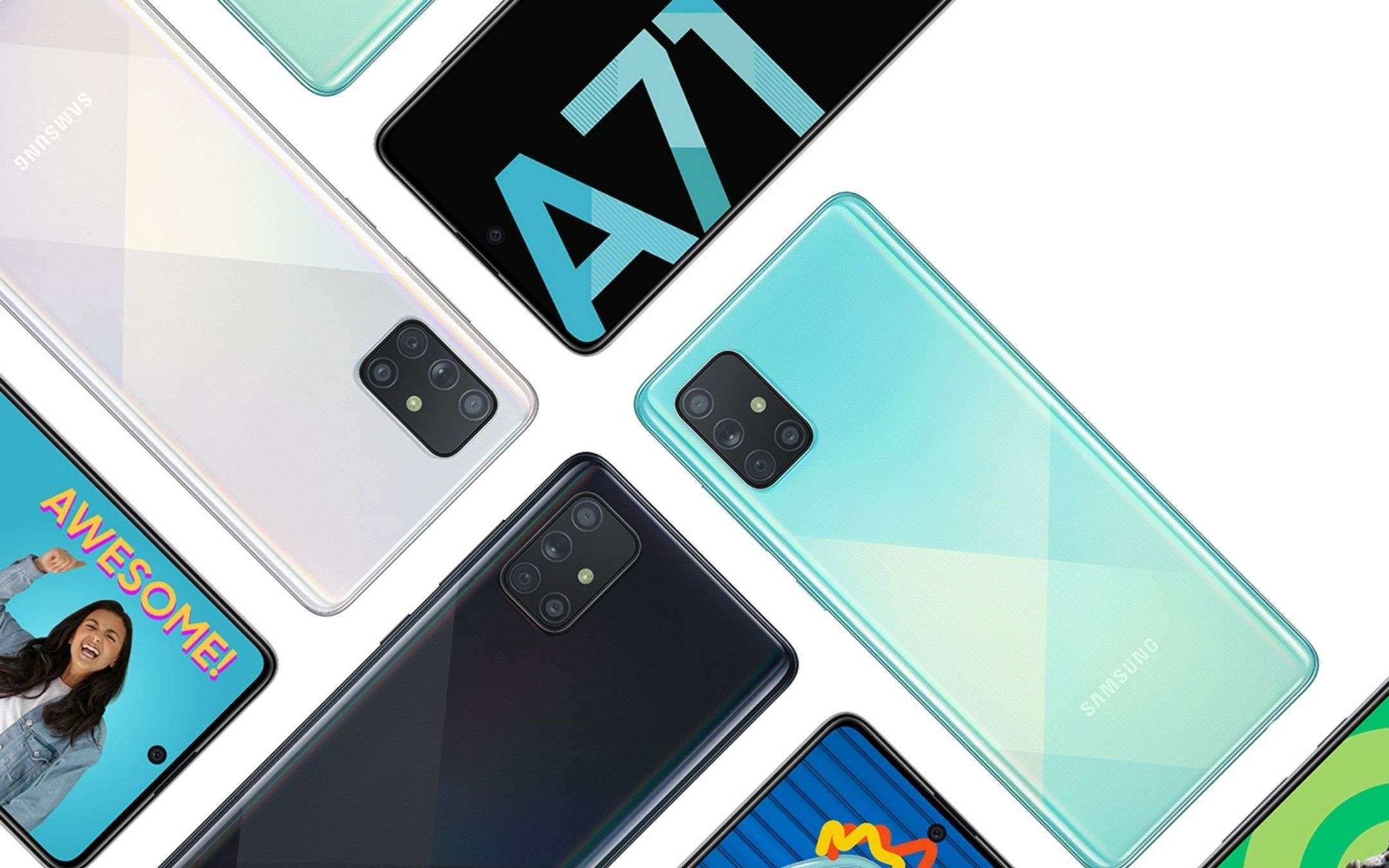 Samsung Galaxy A71 riceve le patch di marzo: dov'è Android 12?