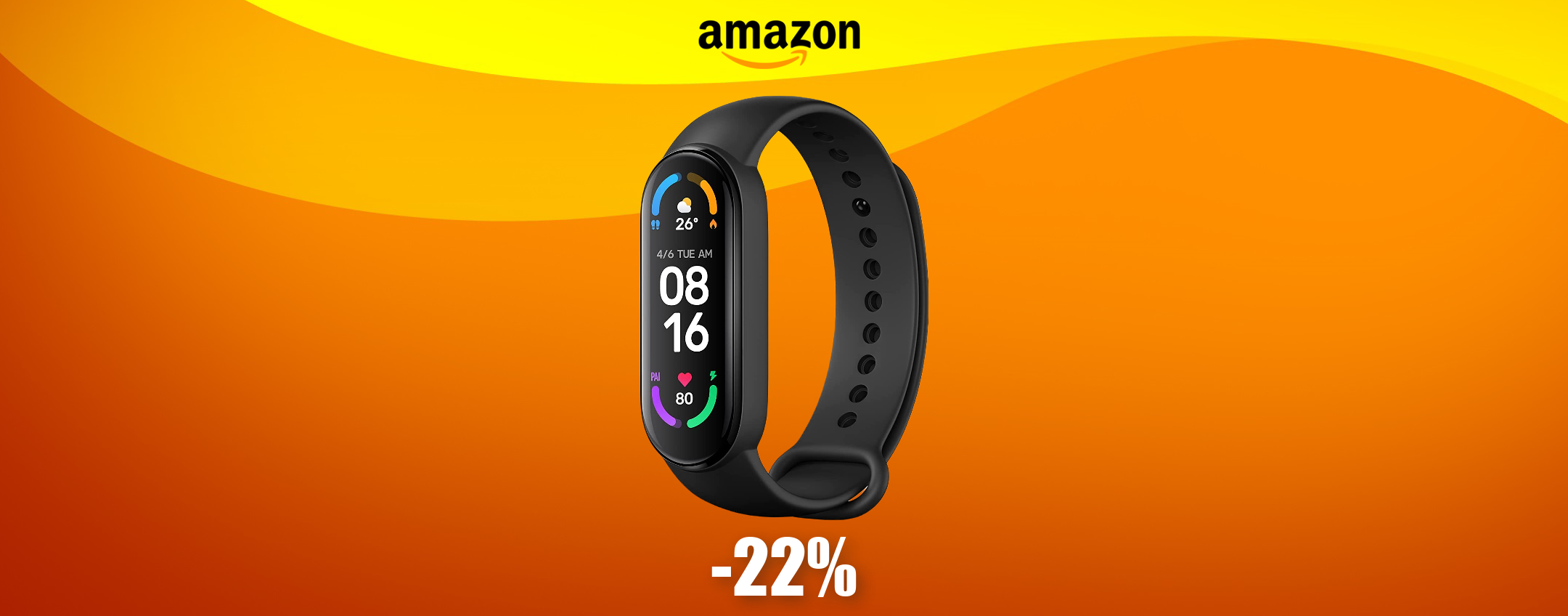 Xiaomi Mi Smart Band 6, display e batteria INCREDIBILI: bastano 34€ Xiaomi Mi Smart Band 6, display e batteria INCREDIBILI: bastano 34€