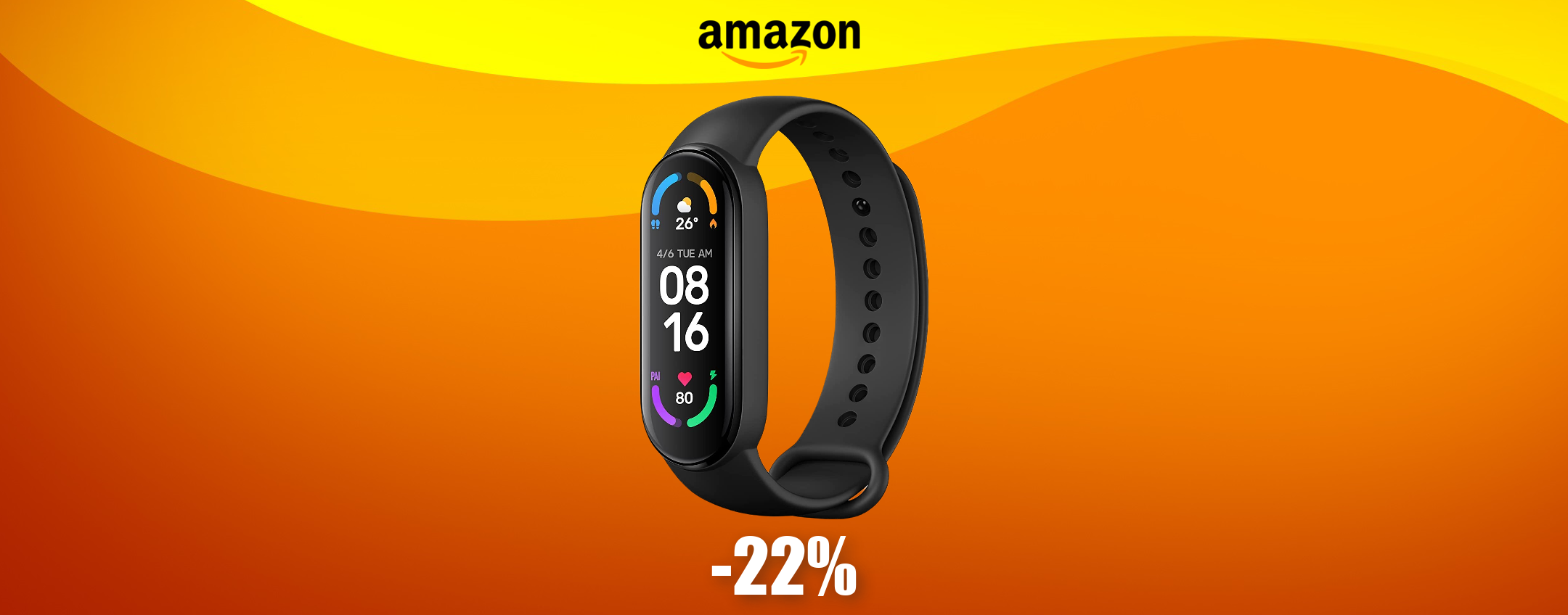 Xiaomi Mi Smart Band 6, display e batteria INCREDIBILI: bastano 34€