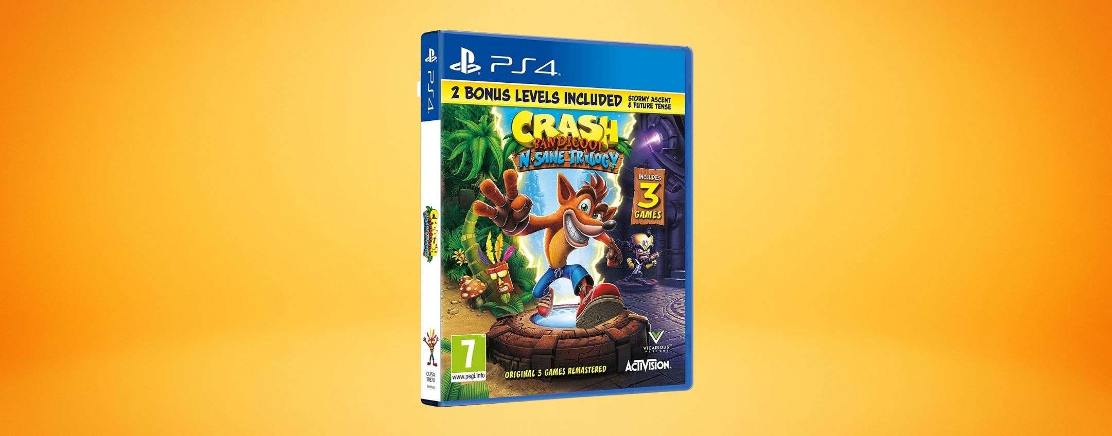 Nostalgia time con Crash Bandicoot per PS4: approfitta dell'offerta (-44%)