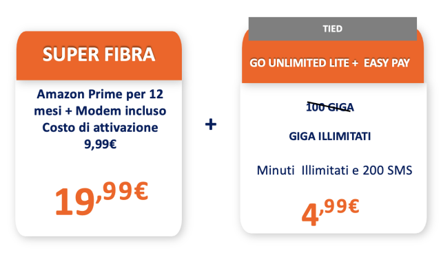 Fibra + Mobile WINDTRE