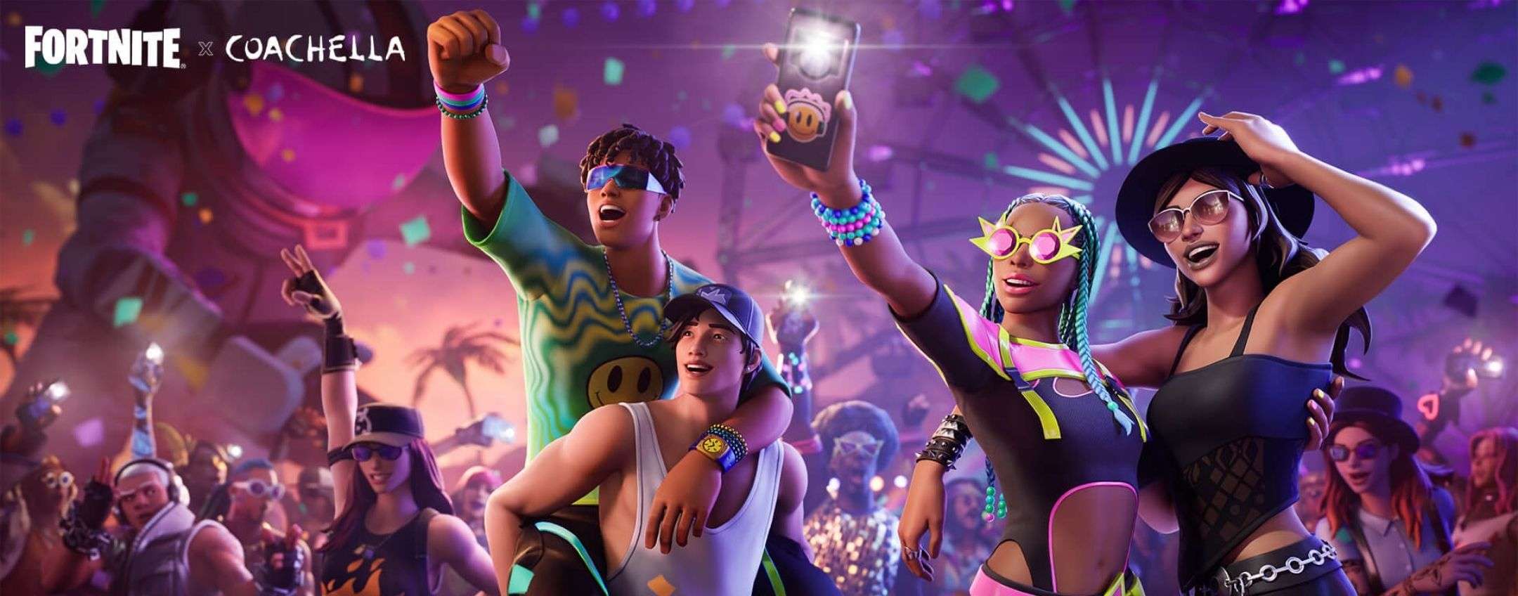 Fortnite, ecco skin e oggetti per il festival di Coachella 2022 Fortnite, ecco skin e oggetti per il festival di Coachella 2022