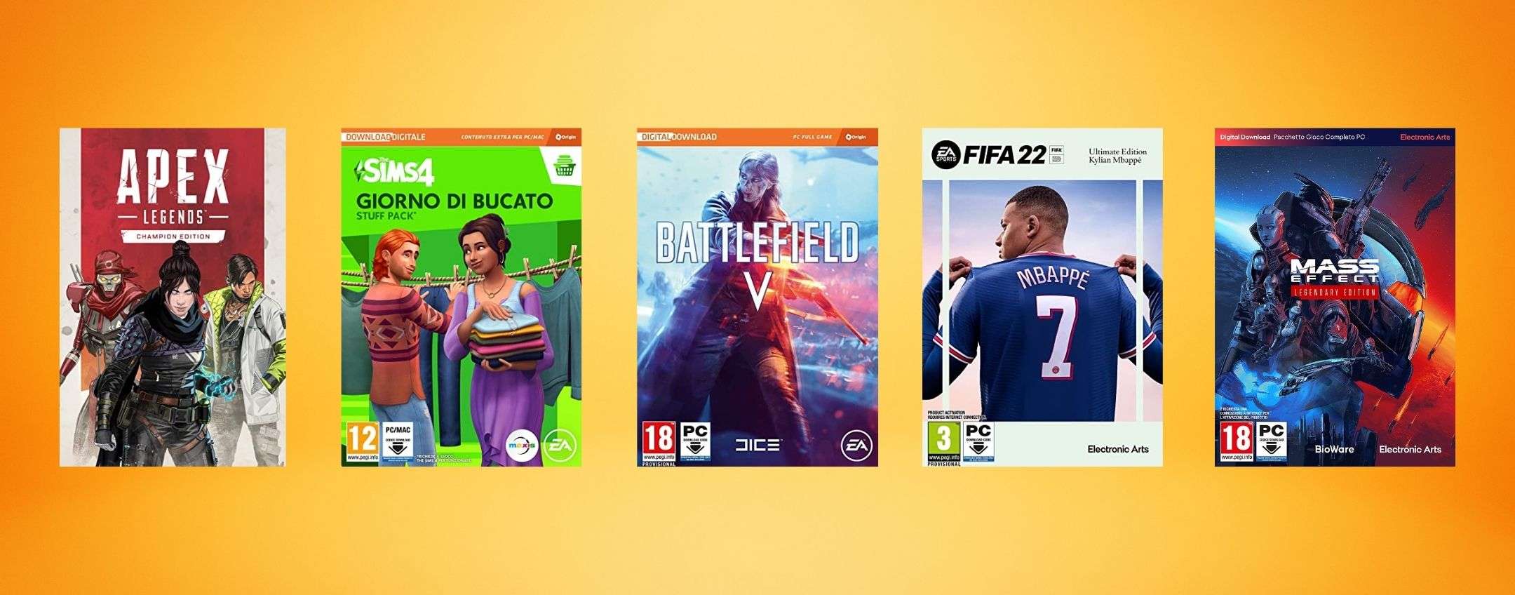 Tanti giochi EA a prezzo scontato con le Offerte di Primavera Amazon