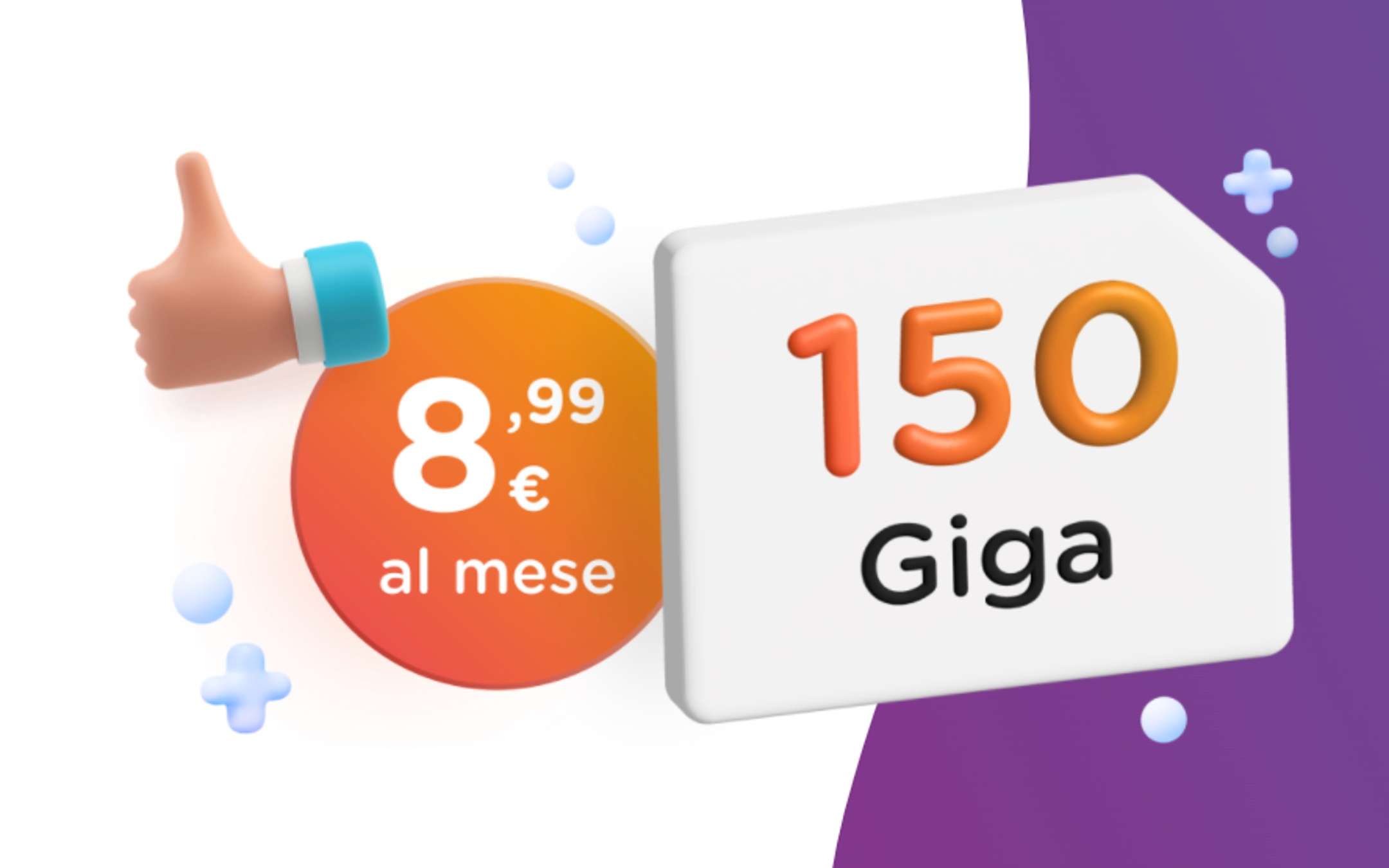 Ho: Promo 150GB a 8,99€ al mese SENZA VINCOLI