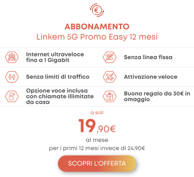 Linkem Promo Easy