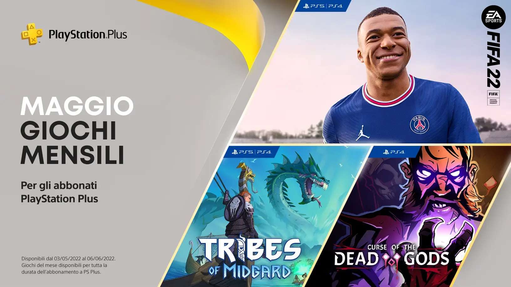 PlayStation Plus giochi gratis maggio 2022