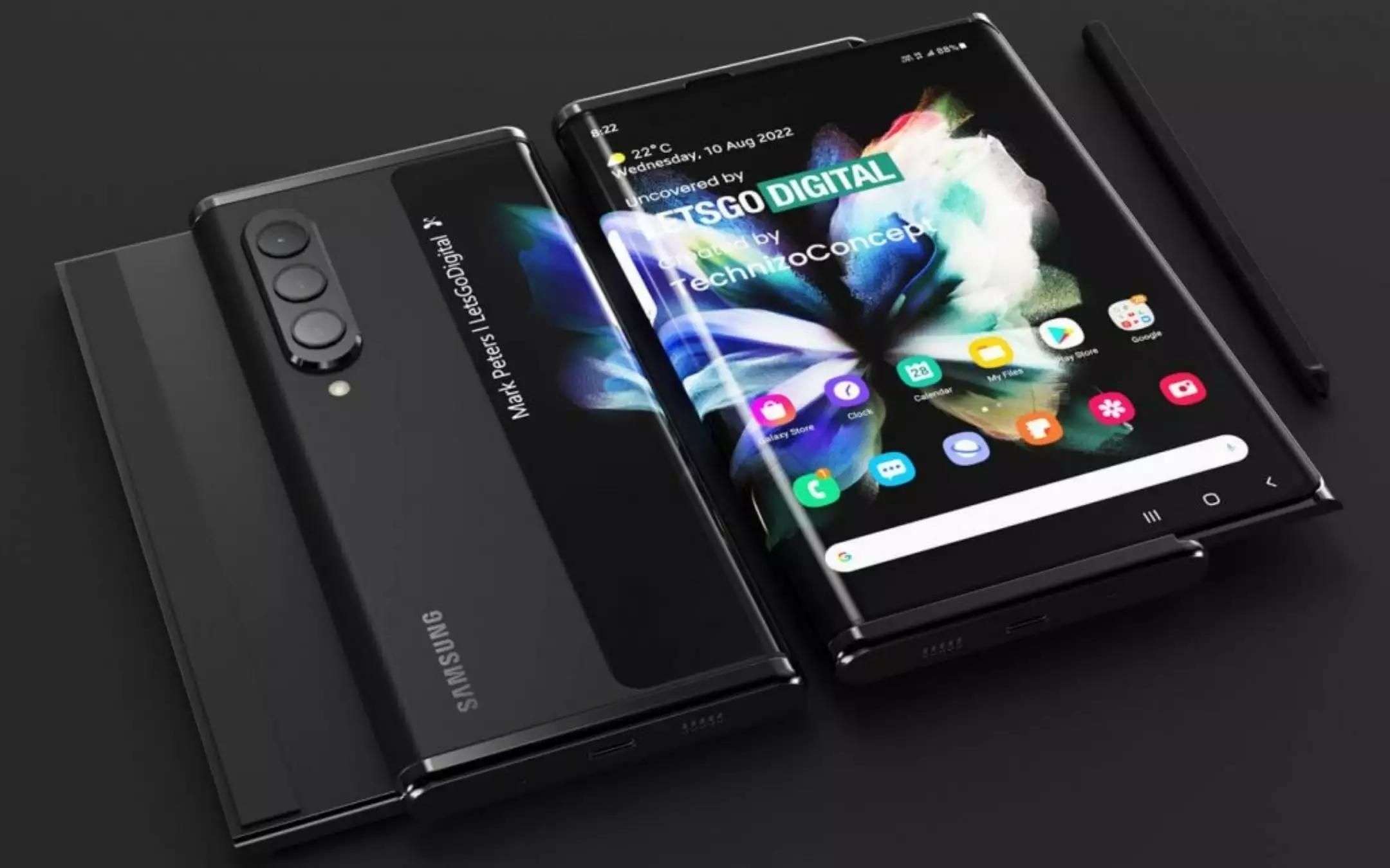 Samsung brevetta un nuovo smartphone con schermo 