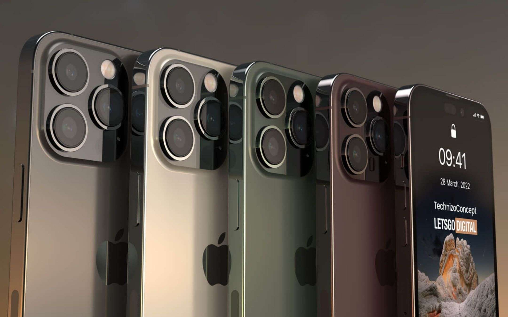 iPhone 14 Pro: un design stondato per far posto alle fotocamere