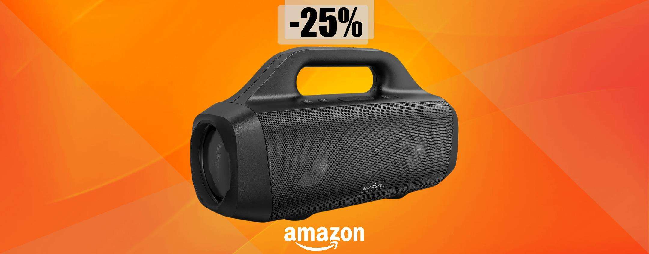 Altoparlante Bluetooth impermeabile con suono POTENTISSIMO (-25€) Altoparlante Bluetooth impermeabile con suono POTENTISSIMO (-25€)