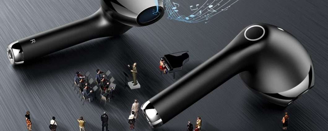 Appena 20€ per cuffie Bluetooth perfette per telefonare: offerta SHOCK