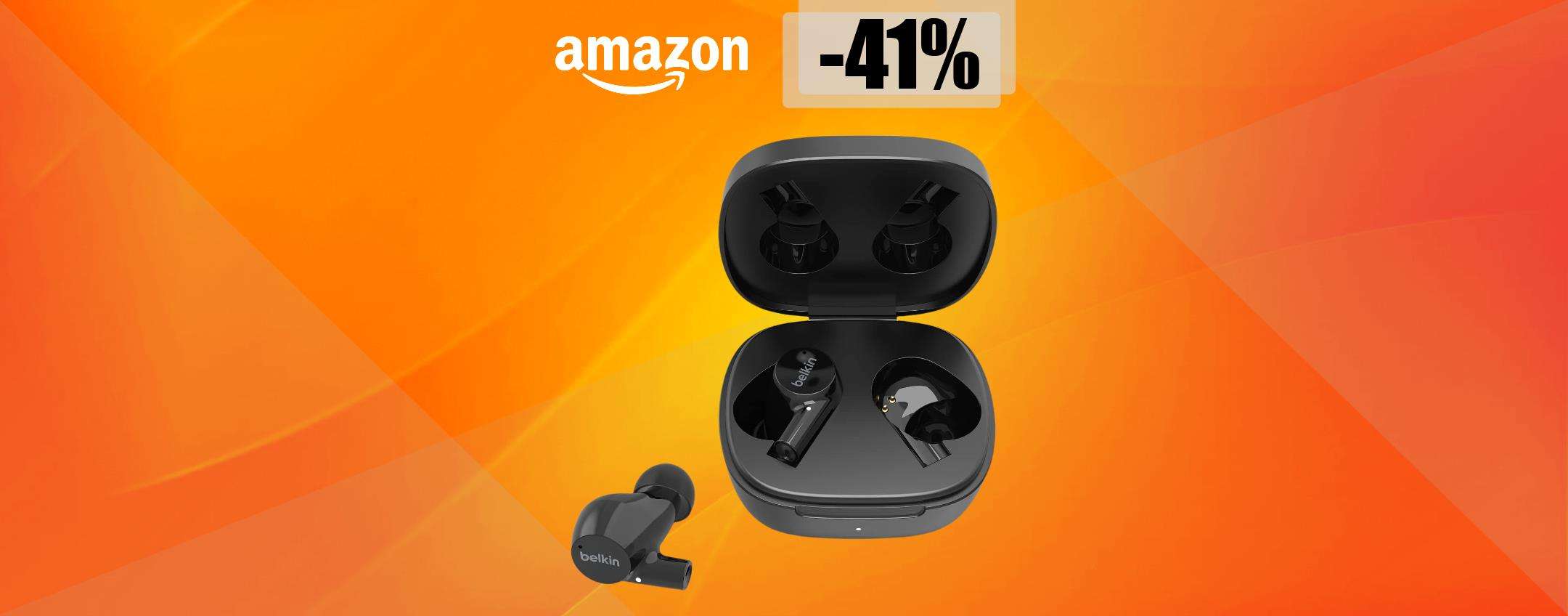 Auricolari Belkin dalla durata sterminata: sono SCONTATISSIMI (-37€) Auricolari Belkin dalla durata sterminata: sono SCONTATISSIMI (-37€)