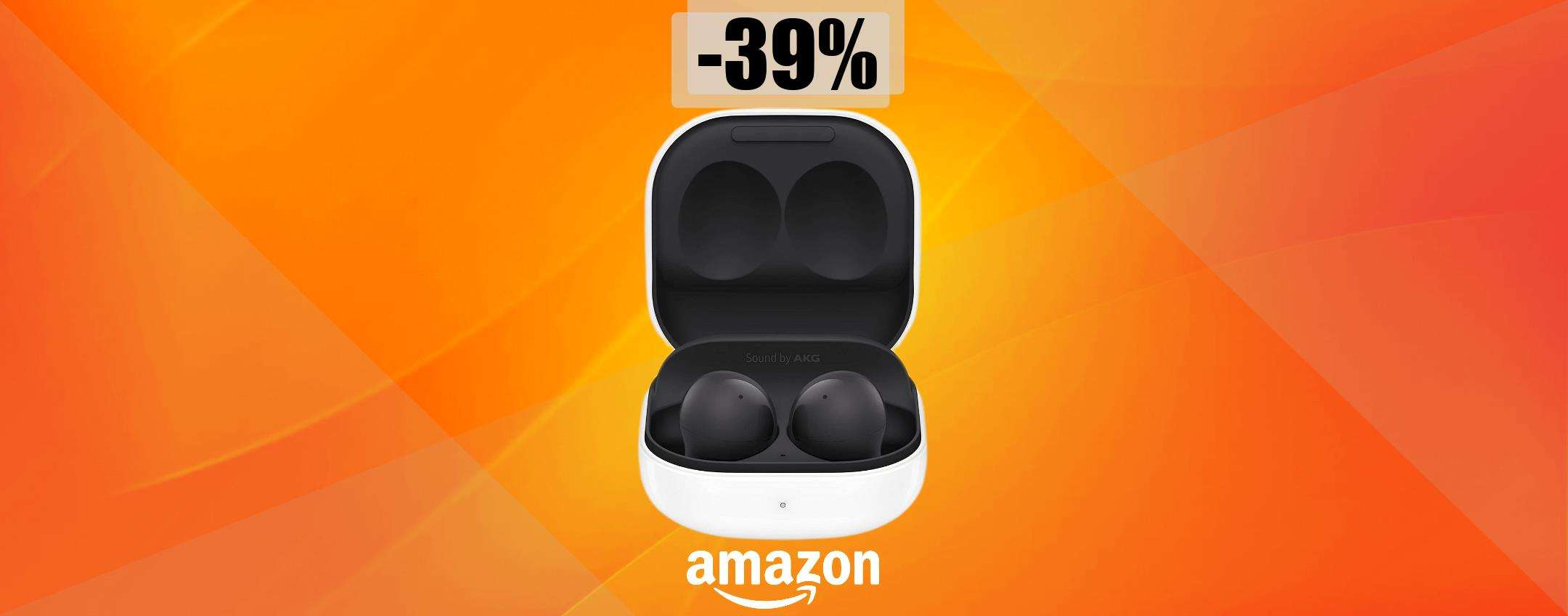 Samsung Galaxy Buds 2: PREZZONE irripetibile su Amazon (-58€)