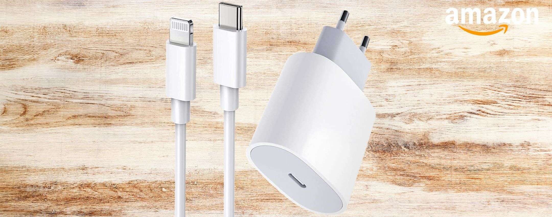 Arriva la carica rapida sul tuo iPhone: combo ECONOMICA e certificata Arriva la carica rapida sul tuo iPhone: combo ECONOMICA e certificata