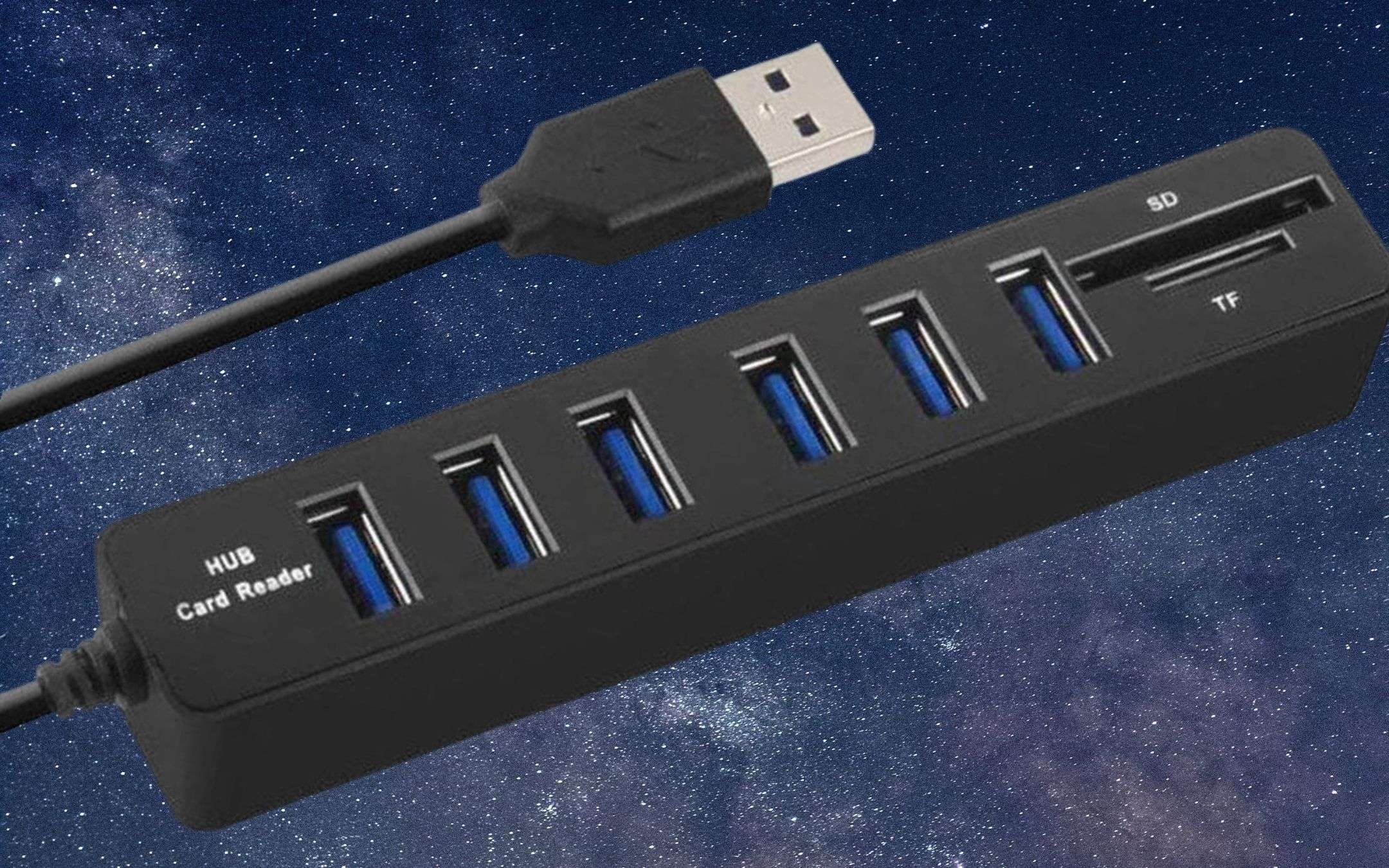Hub USB 8 in 1 a 3€ su Amazon: praticamente quasi GRATIS Hub USB 8 in 1 a 3€ su Amazon: praticamente quasi GRATIS