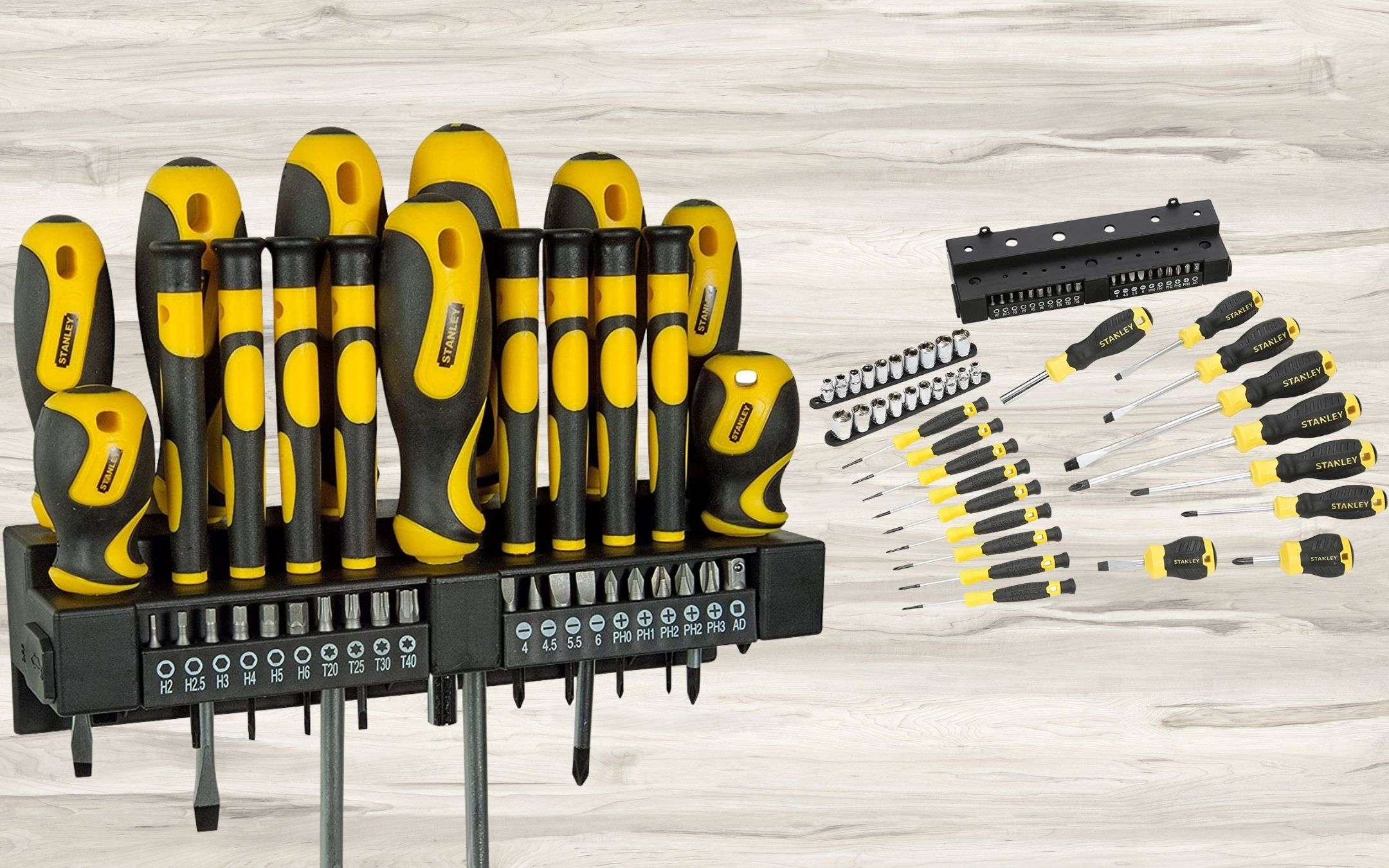 Mega kit cacciaviti e chiavi Stanley: 57 pezzi a 19€, FOLLIA pura Mega kit cacciaviti e chiavi Stanley: 57 pezzi a 19€, FOLLIA pura