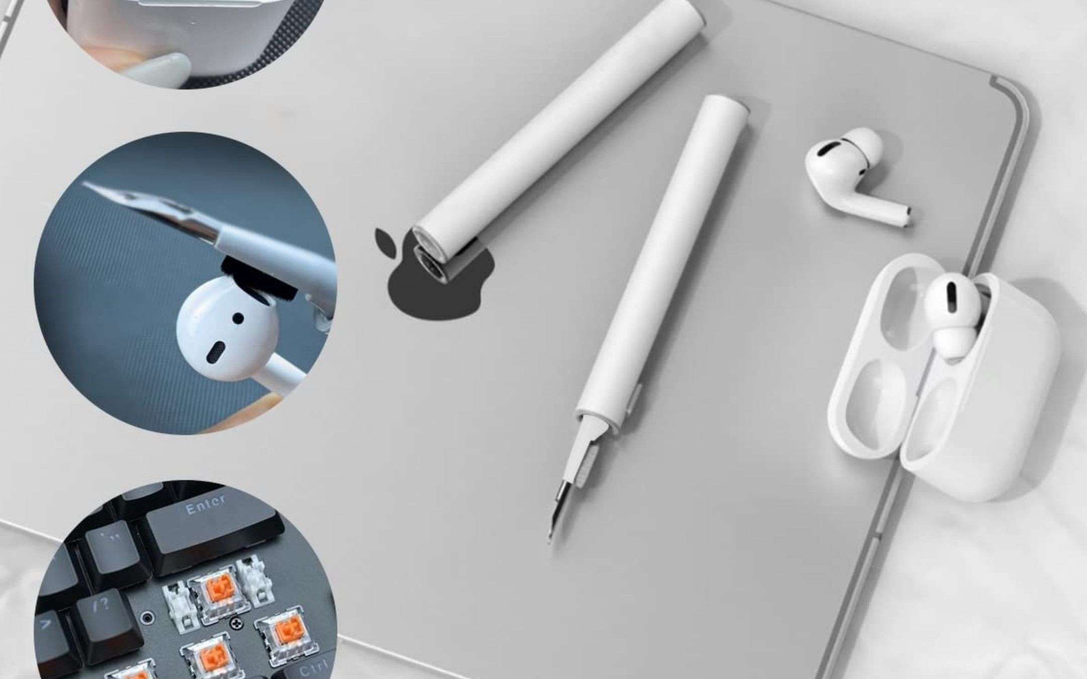 Basta auricolari sporchi e sudici: solo 6€ per questo kit di pulizia Basta auricolari sporchi e sudici: solo 6€ per questo kit di pulizia