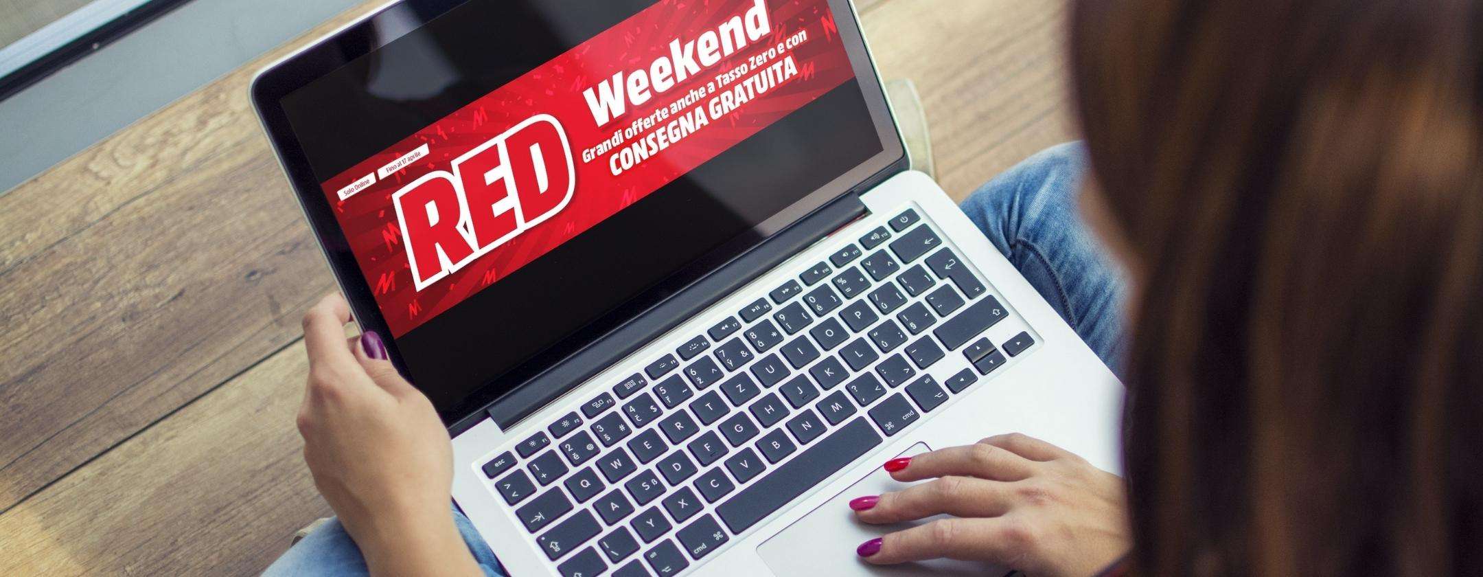 MediaWorld RED Weekend: grandi offerte solo online e consegna gratuita MediaWorld RED Weekend: grandi offerte solo online e consegna gratuita