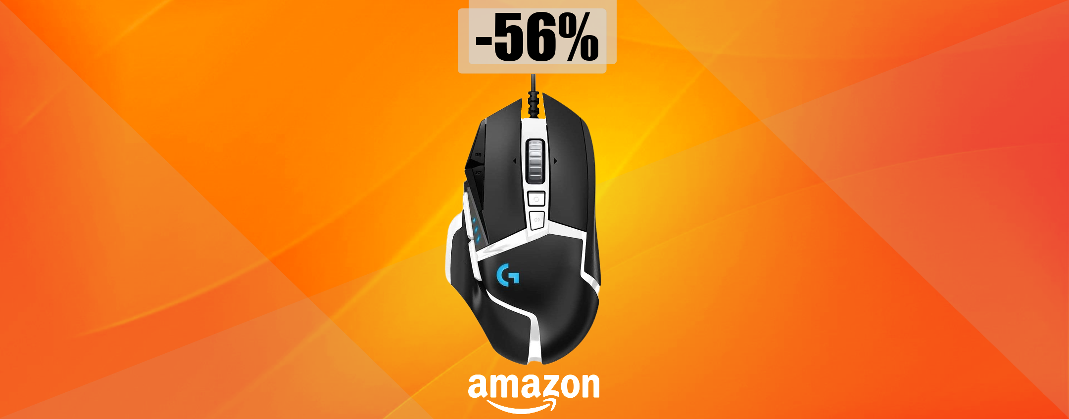 Mouse Logitech PRECISISSIMO, con luci e peso personalizzabili (39€) Mouse Logitech PRECISISSIMO, con luci e peso personalizzabili (39€)