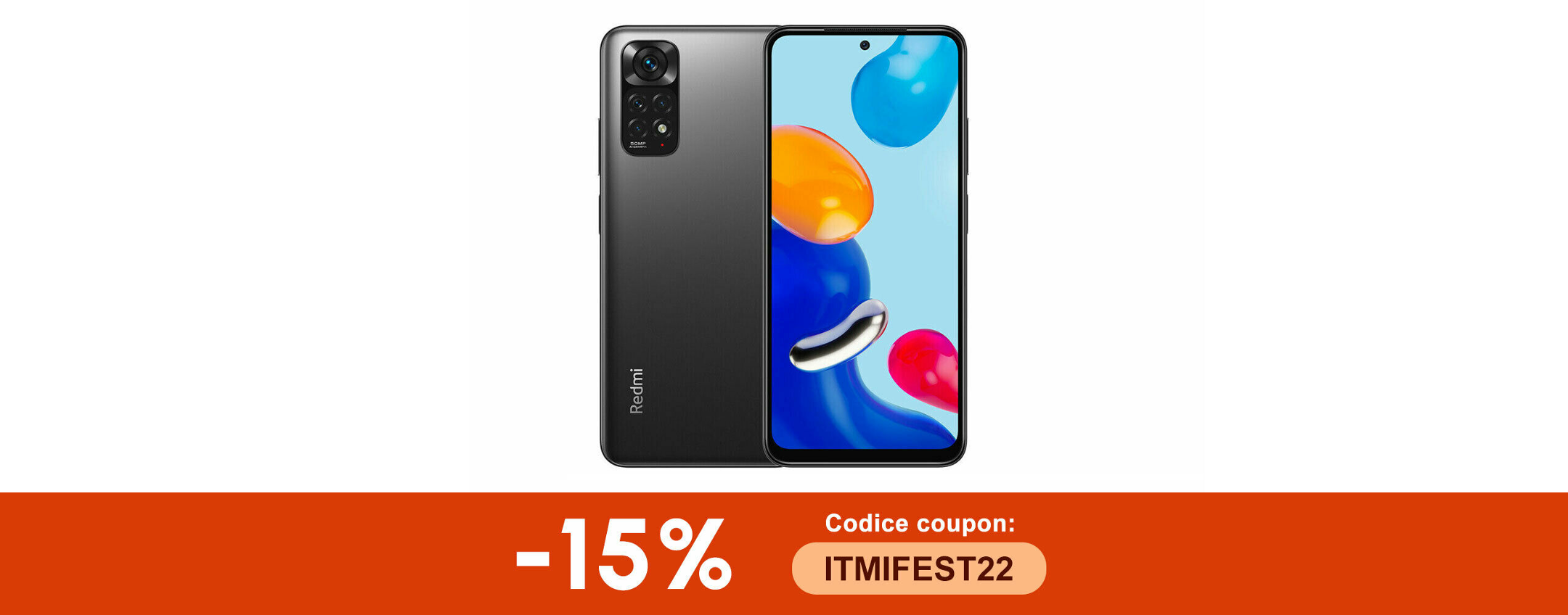 Xiaomi Redmi Note 11: SCONTO imperdibile per pochi giorni (148 euro)