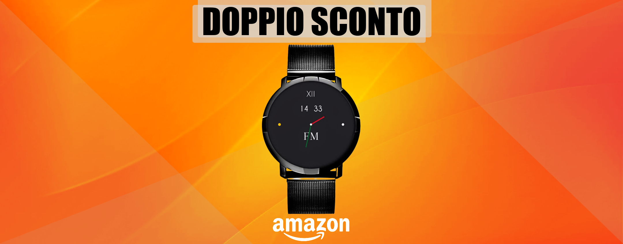 Smartwatch ‎di LUSSO tutto italiano: solo 47€ per averlo al polso
