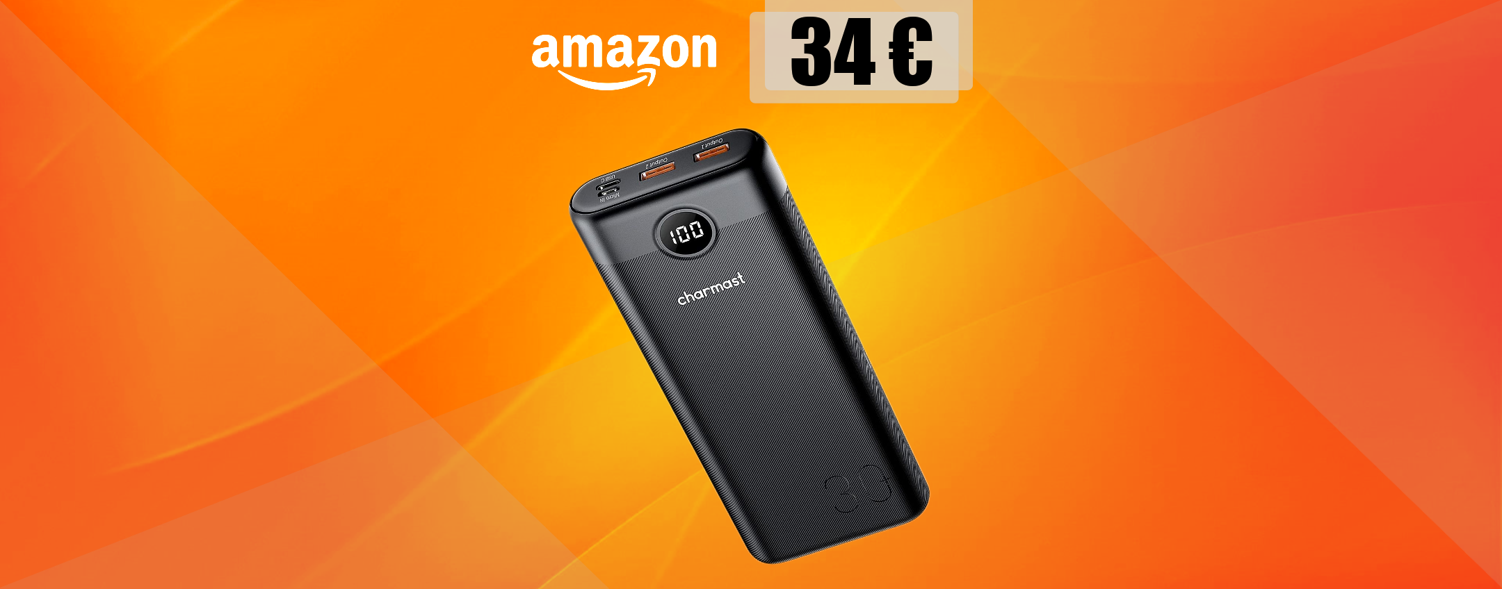 Power bank 30000mAh, offerta IMPERDIBILE: subito tua con appena 34€ Power bank 30000mAh, offerta IMPERDIBILE: subito tua con appena 34€