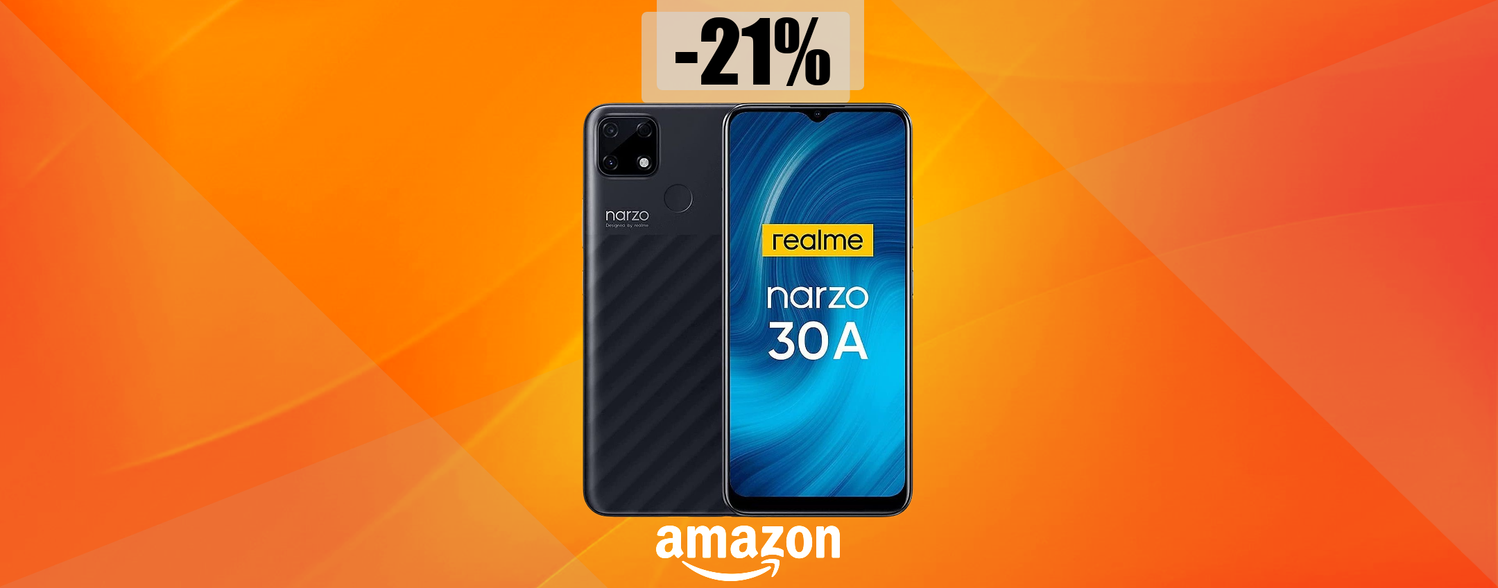 Realme Narzo 30A con SUPER batteria da 6000 mAh: ti bastano 118€