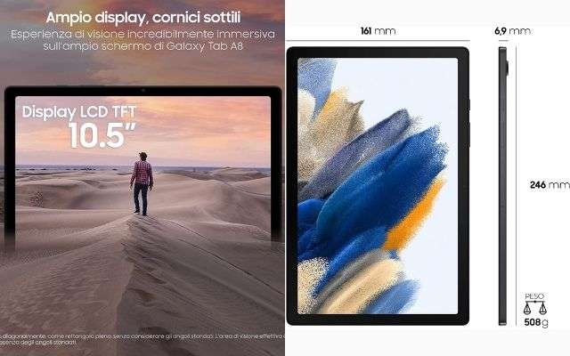 samsung galaxy tab a8 offerta amazon