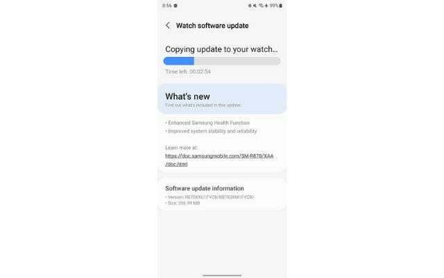 samsung galaxy watch4 patch marzo