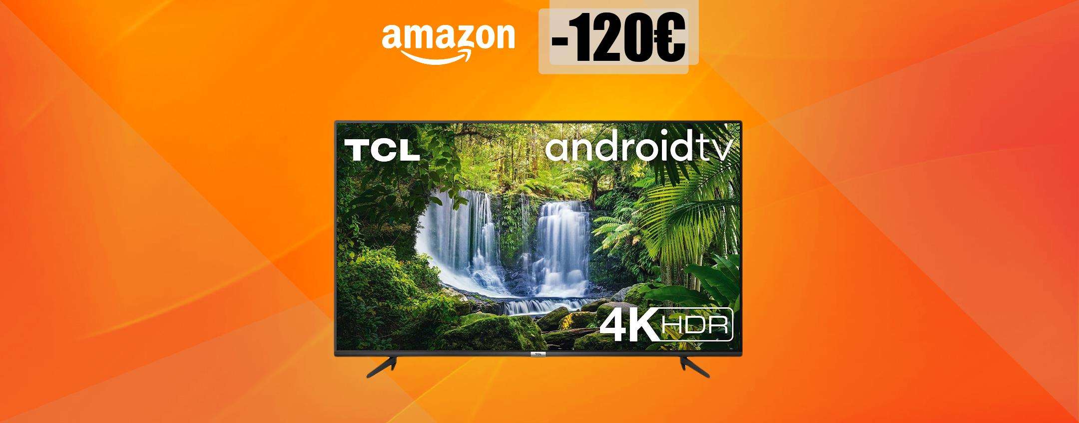 Smart TV 4K da 55 pollici con Android: SCONTO imperdibile (-120 euro)